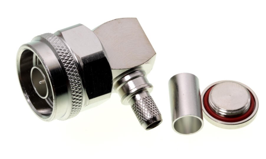 Antennen Stecker N 90° (Male) - (Aeroflex50/H155)